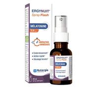 Nutergia Ergynuit Sray Flash Sommeil Mélatonine 1,9 mg 20ml