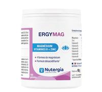 Nutergia - Magnésium, vitamines B et Zinc - Fatigue physique - 4 Sels de magnésium - formule désacidifiante - Complément alimentaire - 180 Gélules - Fabrication Française