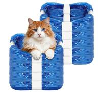 NUTKIT 9 PCS Sac a Litiere pour Chat, Recharge Poubelle à Couche Anti Odeur | Anti-Fuite,Durable,Recharge Poubelle a Couche,Sac Poubelle litiere Chat, Compatible avec la Plupart des Poubelle litiere Chat