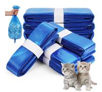 NUTKIT 9PCS Sac a Litiere pour Chat, Recharge Poubelle à Couche Anti Odeur, Recharge Poubelle a Couche, Sac Poubelle litiere Chat, Compatible avec la Plupart des Poubelle litiere Chat