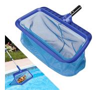 NUTKIT Epuisette de Piscine, Épuisettes de Surface, Profondeur de 35 cm | Epuisette Piscine Maille Extra Fine,Epuisette De Fond Piscine,Epuisette Piscine,pour spas,Bassin à Poissons(Bleu,sans Manche)