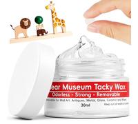 NUTKIT Gel pour Musées, 30g Gel transparent de Musée, gel pour musée transparent amovible, Sans Résidu et Réutilisable, Collection Solides Et Décorations Pour éviter les Chocs et les Chutes