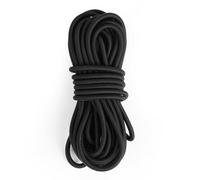 NUTKIT Tendeur Élastique, 4mm x 10M Corde élastique Noir, Sandow Élastique