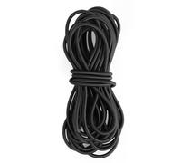 NUTKIT Tendeur Élastique, 8mm x 10M Corde élastique Noir, Sandow Élastique