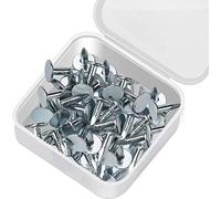 nutmanel Clou Galvanisé pour Toiture, clous de toit, Clous en feutre, clous pour fixer sur le toit, Pour toit de abri de toit (Lot de 100 pièce)