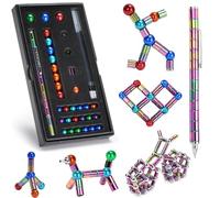 Nutmanel Stylo MagnéTique, Fidget Pen Gifts, Cool Fidget Stylo Pens Cadeau, Stylo Magnétique Créatifs Drôle, Stress Reducer Relief Stylo Adolescents Cadeaux d'hommes Cadeau de Noël Gadgets