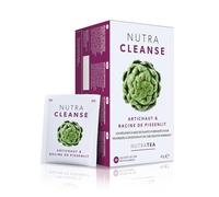 Nutra Tea NutraCLEANSE Tisane d'artichaut et de racine de pissenlit - Mélange de tisane apaisant aux herbes avec chardon-marie et racine de réglisse - 20 sachets emballés individuellement (1 paquet)