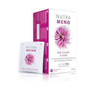 Nutra Tea NUTRAMENO - Thé ménopause | Thé au trèfle rouge - Soulagement de la périménopause pour femme - Comprend trèfle rouge, sauge et racine de Shatavari - 60 sachets emballés individuellement