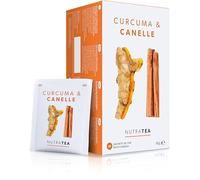 Nutra Tea - Thé au curcuma et à la cannelle - 20 Sachets de thé enveloppés - Tisane