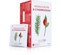 Nutra Tea - Thé aux aiguilles de pin et à l’églantier | Thé aux aiguilles de pin | Thé au pin - 20 sachets de thé - Tisane