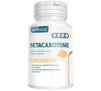 Nutracle Bêta-Carotène 438 mg. 80 perles | Haute disponibilité de la provitamine A antioxydante | Pour un bronzage plus intense et durable