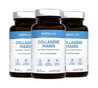 Nutraclear | Cure de 3 mois Collagène Marin Peptan® (3x120 Gélules) | Collagène de type 1 - enrichi en vitamine C PureWay-C®