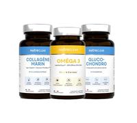 Nutraclear | Pack Articulations - Collagène, Glucosamine Chondroïtine, Oméga 3 | Confort articulaire, mobilité et compléments alimentaire ciblés au quotidien