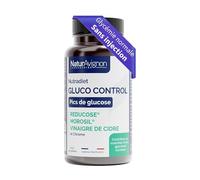 Nutradiet Gluco Control | Glycémie normale & Métabolisme des Sucres sans injection | Chrome, Morosil®, Reducose® & Vinaigre de Cidre | 60 Gélules | Aide à Limiter les Fringales & Envies de Sucre