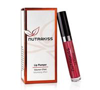 Nutrakiss Lip Plumper "Rouge" - Repulpant Lèvres Naturel à la Niacine (Vitamine B3) I Rouge à Lèvres Liquide I Rouge à Lèvres Gloss pour des Lèvres plus Pulpeuses I Fabriqué en Allemagne I 5 ml