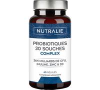 Nutralie Probiotiques 30 Souches Complex 60 Gélules