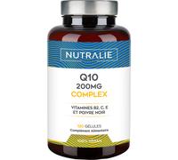 Nutralie Q10 Complex 250mg Avec Vitamines C E Et B2 Antioxydant 120 Gélules