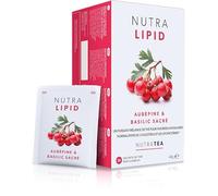 NUTRALIPID - Thé de gestion des lipides | Thé au cholestérol - Prend en charge le taux de cholestérol et la santé cardiaque - Comprend levure rouge, riz et fenugrec - 40 sachets de thé enveloppés