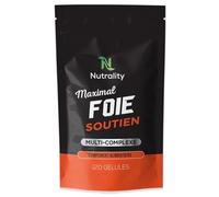Nutrality Détoxication Hépatique Maximale Detox | Formule Haute Puissance Avec Extrait D'Artichaut, Racine De Pissenlit, Poudre De Curcuma, Vitamine C Et D3 | 120 Gélules