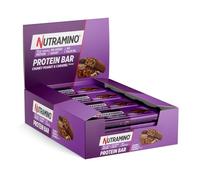 Nutramino | Boîte Protein Bar (12x55g) | Barres protéinées | Boîte de 12 Protein Bar - Chocolate Caramel Peanut