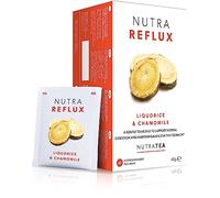 NUTRAREFLUX - Thé contre le reflux acide | Digest Tea - Favorise la digestion dans l’estomac - Contient de l’orme glissant et du fenouil - 120 sachets de thé - Nutra Tea - Tisane - (6 paquets)