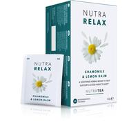 NutraRelax - Thé à la Camomille Calmant Contre l'Anxiété - 20 Sachets Enveloppés - par NutraTea - Tisane