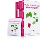 NutraTea - Tisane de Feuilles de Framboisier et à la Menthe Poivrée - 20 Sachets de thé enveloppés - Tisane - (1 paquets)