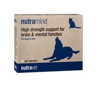 NUTRAVET Nutramind 45 gélules pour soutenir le fonctionnement cérébral et l'apprentissage des chiens et des chats