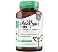 Nutravita Complexe Bio-Cultures Probiotique - 40 Milliards UFC - 60 Gélules