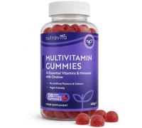 Nutravita Gummies Multivitamines & Minéraux - Femmes & Hommes - 120 Gummies | Goût Fruits Rouges - 14 Vitamines & Minéraux - Avec Vitamines B12, D3, C & Zinc - Gummies Vitamine Adulte