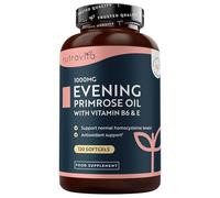 Nutravita Huile d'Onagre 1000 mg - 120 Capsules Molles - 4 Mois