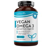 Nutravita Omega 3 Végan 2000 mg - Haute Résistance - 60 Capsules Molles