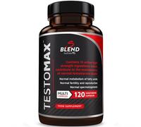 Nutravita TESTOMAX for Men - 13 ingrédients actifs puissants et vitamines dont zinc, extrait de racine de maca, fenugrec, ginseng - Fabriqué au Royaume-Uni