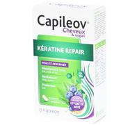 Nutreov Capileov Kératine Repair cheveux ongles levure de bière Comprimé(S) 30 pc(s)