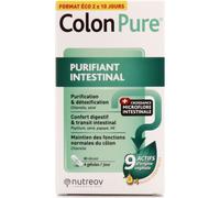 Nutreov – Colon Pure Complément purifiant intestinal, anti-ballonnements – 80 gélules