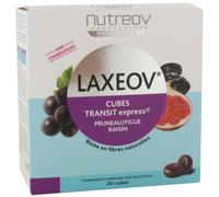 Nutreov Laxeov Cubes Transit Express Pruneau-Figue-Raisin 20x10g