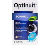 Nutreov Optinuit Sommeil Complément Alimentaire Bio 30 Comprimés
