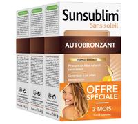 Nutreov Physcience Sunsublim Autobronzant Lot de 3 x 28 capsules