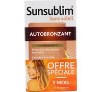 Nutreov Physcience Sunsublim Autobronzant Lot de 3 x 28 capsules