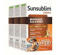 NUTREOV - Sunsublim Bronzage Age Expert - Préparateur Bronzant Peau Mature Action Anti-Age - Complément Alimentaire à Base d’Actifs d’Origine Naturelle - Fabrication Française - 28 Capsules x Lot de 3