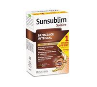 NUTREOV - Sunsublim Bronzage Intégral - Complément Alimentaire à Base d’Actifs d’Origine Naturelle - Fabrication Française - 90 Capsules