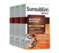 Nutreov Préparateur bronzant Sunsublim - Bronzage Intégral - 3x30 capsules