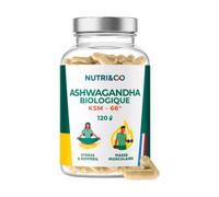 NUTRI&CO ASHWAGANDHA BIO KSM66 - 120 GELULES - 05/2025