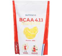 Nutri & Co BCAA 4.1.1 - Goût Pêche Poudre 230 g
