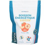 Nutri & Co Boisson énergétique isotonique - Goût Pêche Poudre 490 g