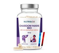 Nutri&Co Chardon‑Marie Bio - Détox Foie & Intestins - 60 gélules