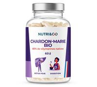 Nutri&Co Chardon-Marie - Drainage et Détox Foie Colon Intestins - 60 gélules