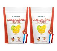 NUTRI&CO Collagène Marin Arôme Citron Poudre Pour La Préparation D'Une Solution 2x180 g