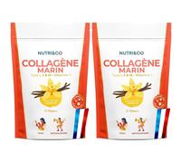 NUTRI&CO Collagène Marin Arôme Vanille Poudre Pour La Préparation D'Une Solution 2x180 g
