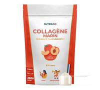 Nutri&Co Collagène Marin Type 1, 2 & 3 Peau & Articulations Goût Pêche 540g